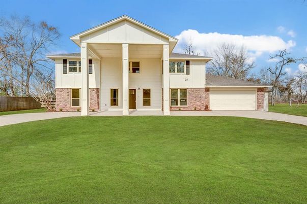 Attached, Backyard, Detached Garage, Exterior, Facade, Farmhouse