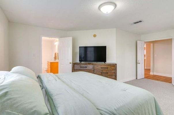 Bedroom, Interior, Wood Texture Flooring