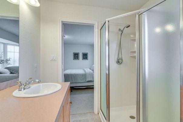 Bathroom, Bedroom, Glass Shower, Interior
