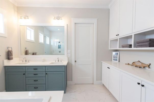 Bathroom, Dual Sink Vanities, Interior, Marble