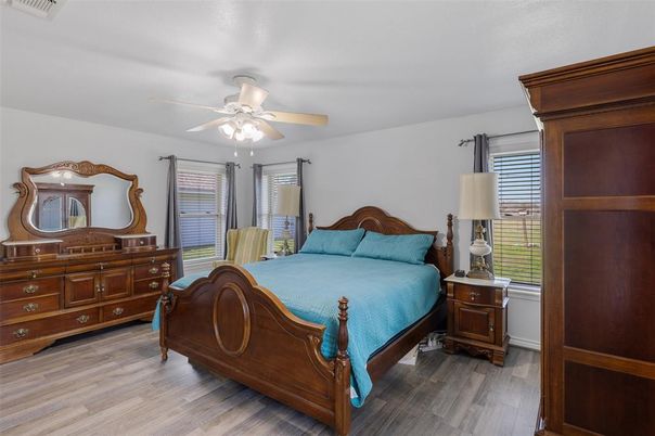 Bedroom, Interior, Wood Texture Flooring