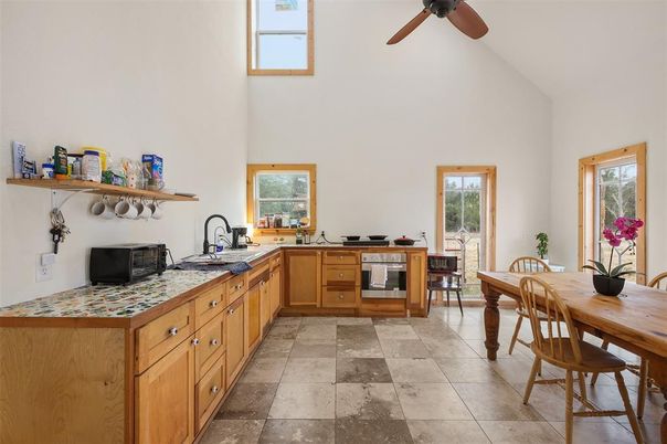 Dining room, Interior, Kitchen, Tile Countertops