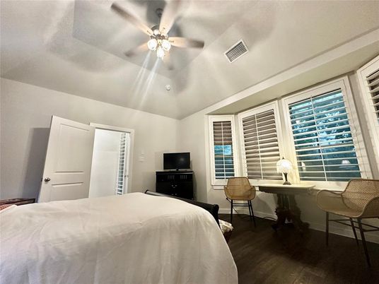 Bedroom, Interior, Wood Texture Flooring