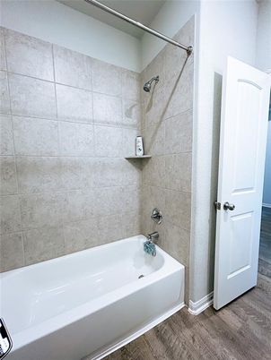 Bathroom, Interior, Wood Texture Flooring