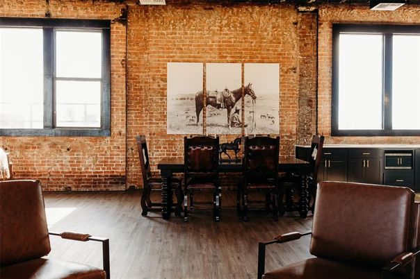 Dining room, Interior, Stone Walls, Wood Texture Flooring
