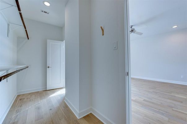 Interior, Recessed Lighting, Walk-in Closets, Wood Texture Flooring