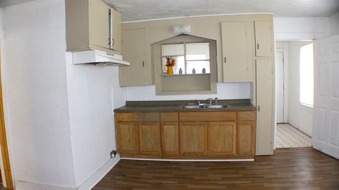 Interior, Kitchen, Wood Texture Flooring