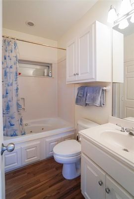 Bathroom, Interior, Wood Texture Flooring