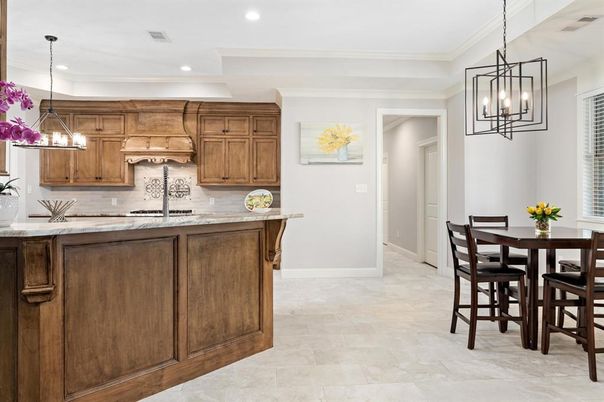 Dining room, Interior, Kitchen, Pendant Lights, Recessed Lighting