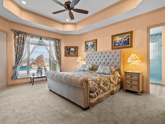 Bedroom, Interior, Recessed Lighting