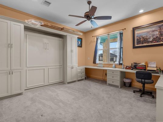 Home Office, Interior, Recessed Lighting