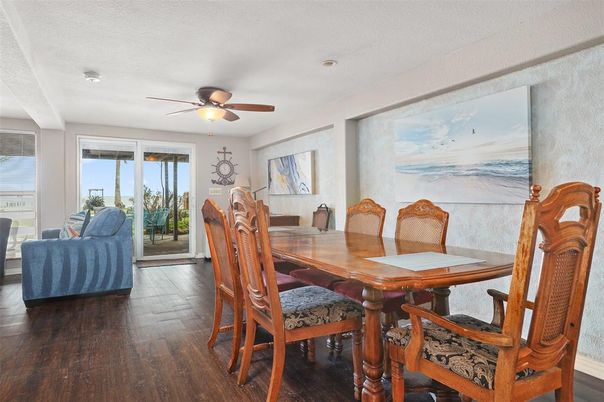 Dining room, Interior, Wood Texture Flooring