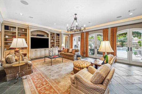 Chandelier, Interior, Living room, Recessed Lighting