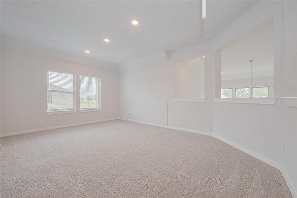 Empty room, Interior, Recessed Lighting