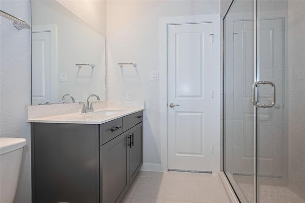 Bathroom, Glass Shower, Interior