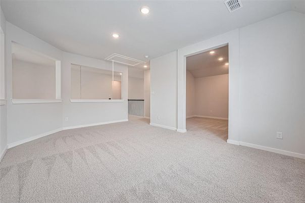 Empty room, Interior, Recessed Lighting