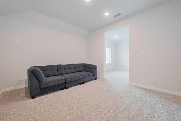 Empty room, Interior, Recessed Lighting