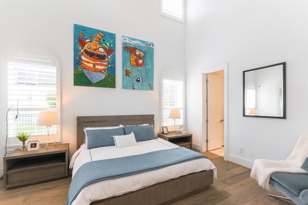 Bedroom, Interior, Wood Texture Flooring