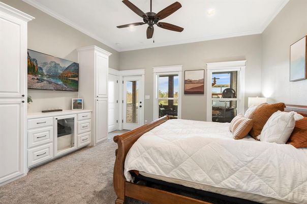 Bedroom, Interior, Recessed Lighting