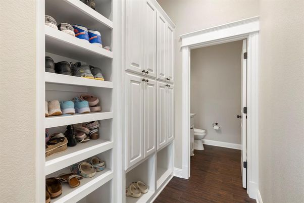 Bathroom, Interior, Wood Texture Flooring