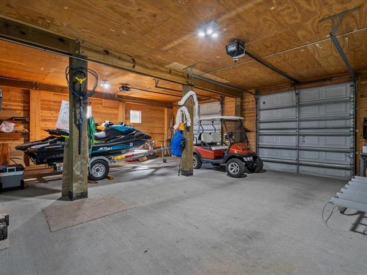 Garage, Interior, Wooden Ceilings, Wooden Walls