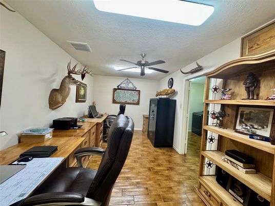 Home Office, Interior, Wood Texture Flooring