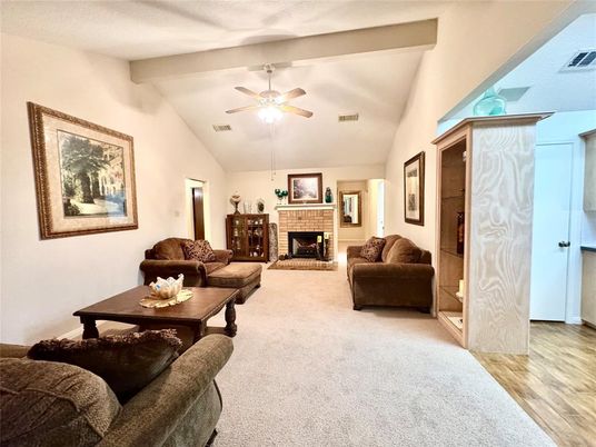 Fireplace, Interior, Living room, Wood Texture Flooring