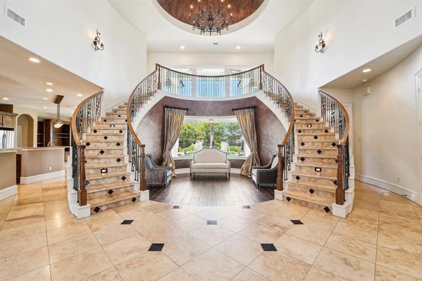 Chandelier, Interior, Recessed Lighting
