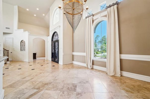 Chandelier, Interior, Recessed Lighting