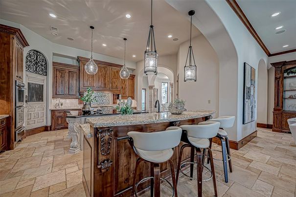 Interior, Kitchen, Pendant Lights, Recessed Lighting