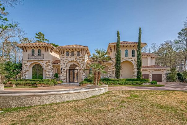 Attached, Backyard, Exterior, Facade, Mediterranean
