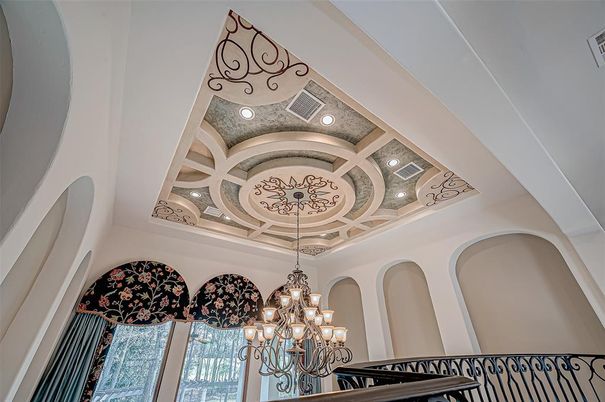 Chandelier, Interior, Recessed Lighting
