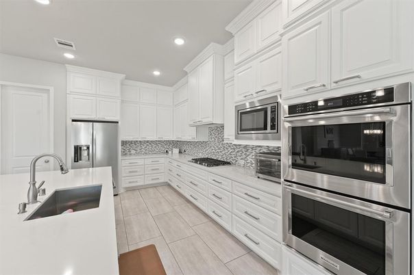 Interior, Kitchen, Recessed Lighting, Stainless Steel Appliances