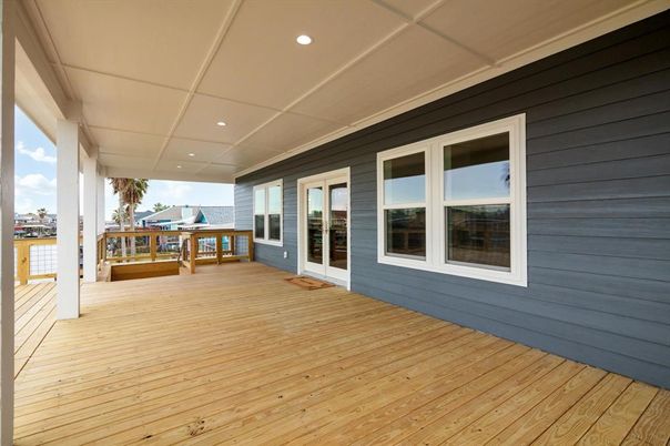 Exterior, Recessed Lighting, Wood Texture Flooring