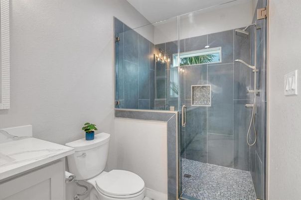Bathroom, Glass Shower, Interior