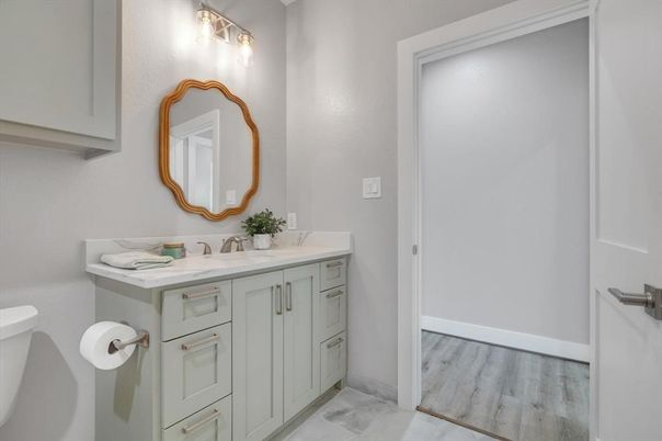 Bathroom, Interior, Wood Texture Flooring
