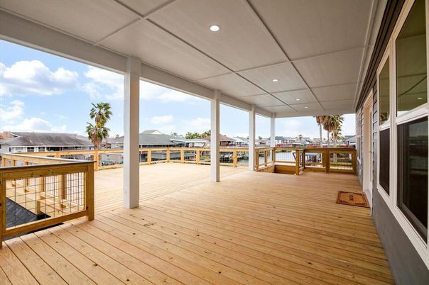 Exterior, Recessed Lighting, Wood Texture Flooring