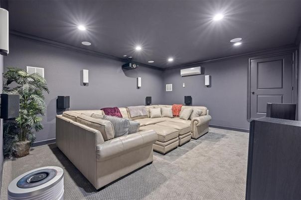 Interior, Living room, Recessed Lighting