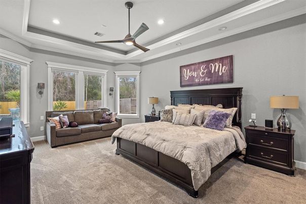 Bedroom, Interior, Recessed Lighting