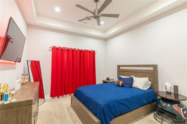 Bedroom, Interior, Recessed Lighting
