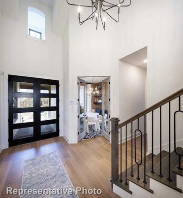 Chandelier, Dining room, Interior, Pendant Lights, Wood Texture Flooring