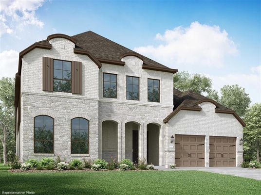 Attached, Exterior, Facade, Brick Facade, French Provincial
