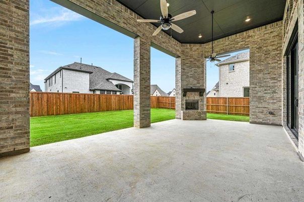 Backyard, Exterior, Fireplace
