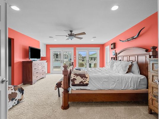 Bedroom, Interior, Recessed Lighting