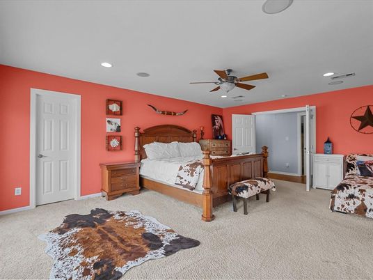 Bedroom, Interior, Recessed Lighting