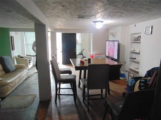 Dining room, Interior, Wood Texture Flooring