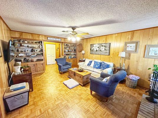 Interior, Living room, Wood Texture Flooring, Wooden Walls