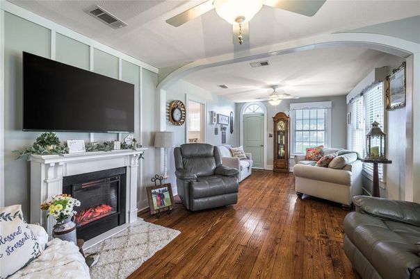 Fireplace, Interior, Living room, Wood Texture Flooring