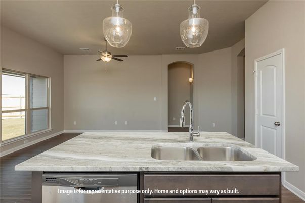Interior, Kitchen, Pendant Lights, Wood Texture Flooring