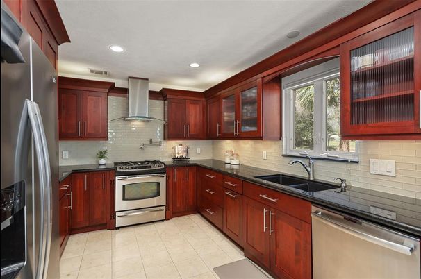 Interior, Kitchen, Recessed Lighting, Stainless Steel Appliances